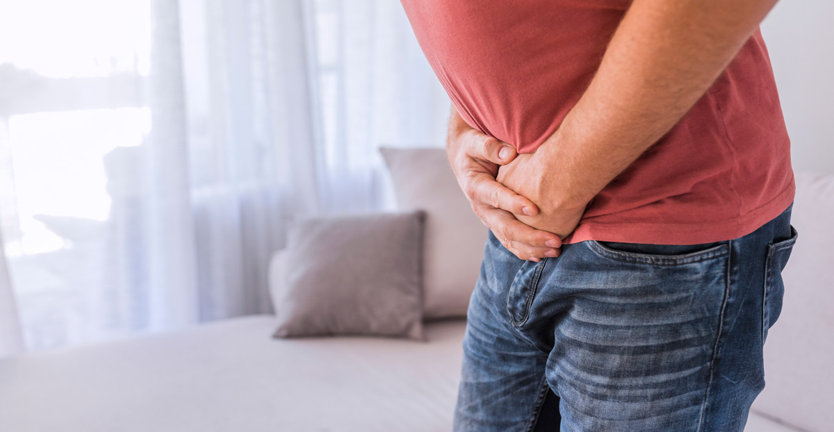Man-experiencing-pain-caused-by-BPH